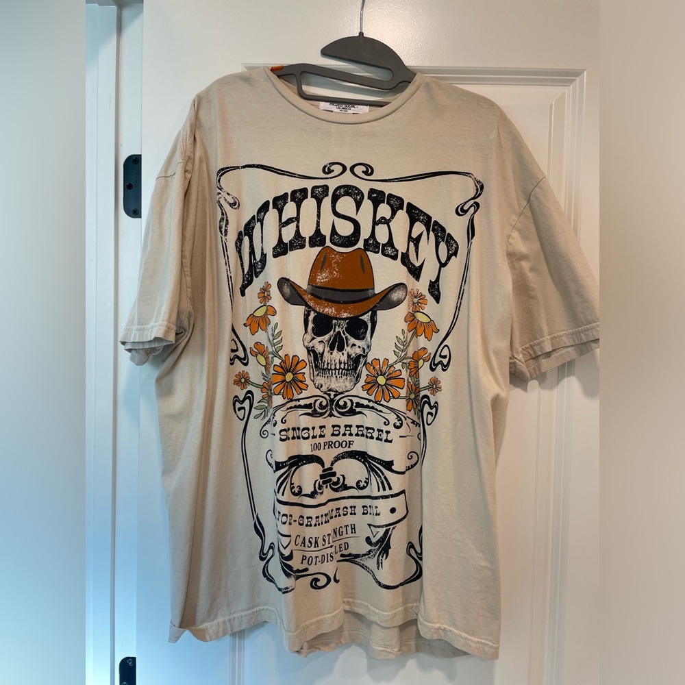 Whiskey Oversized Graphic Tee
